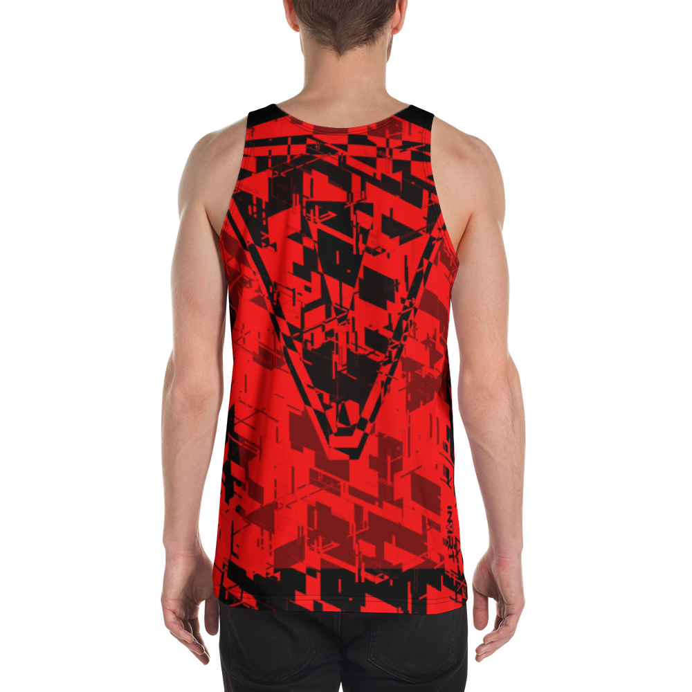 Men's Cyber Red VBack Tank Top