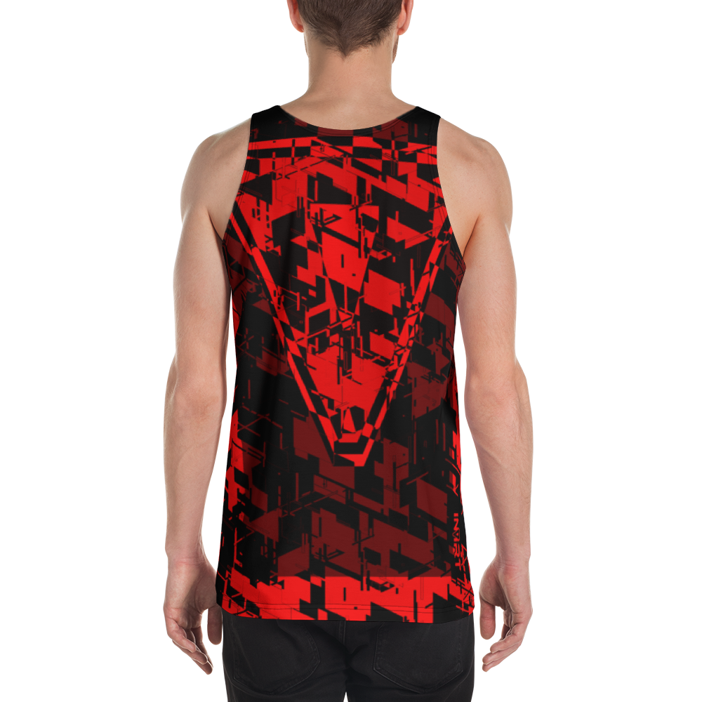 Men's Cyber Red VBack2 Tank Top