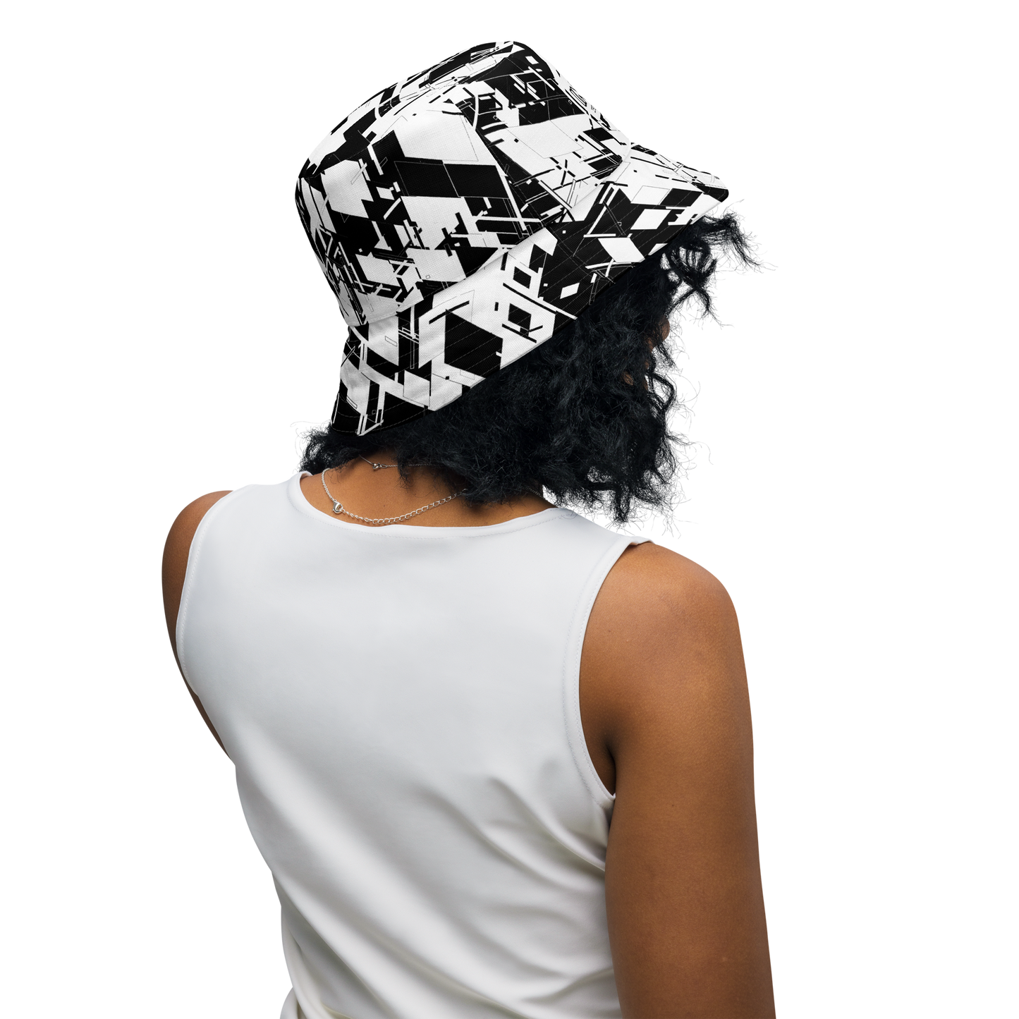 Reversible Cyber Bucket Hat V3