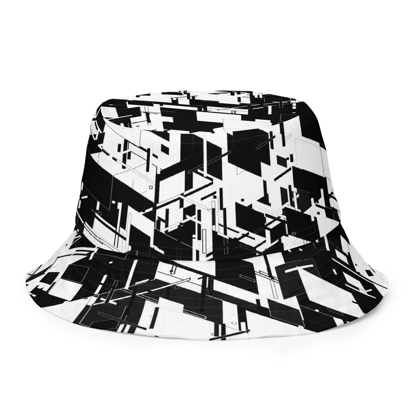 Reversible Cyber Yellow Bucket Hat V3