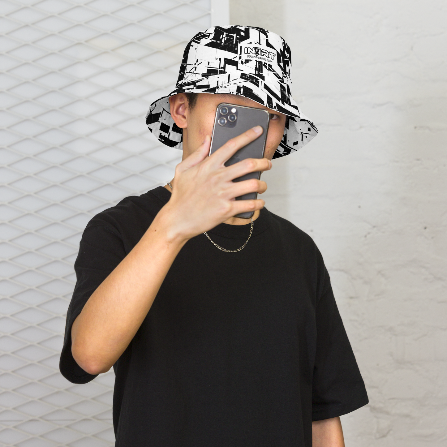 Reversible Cyber Bucket Hat V3