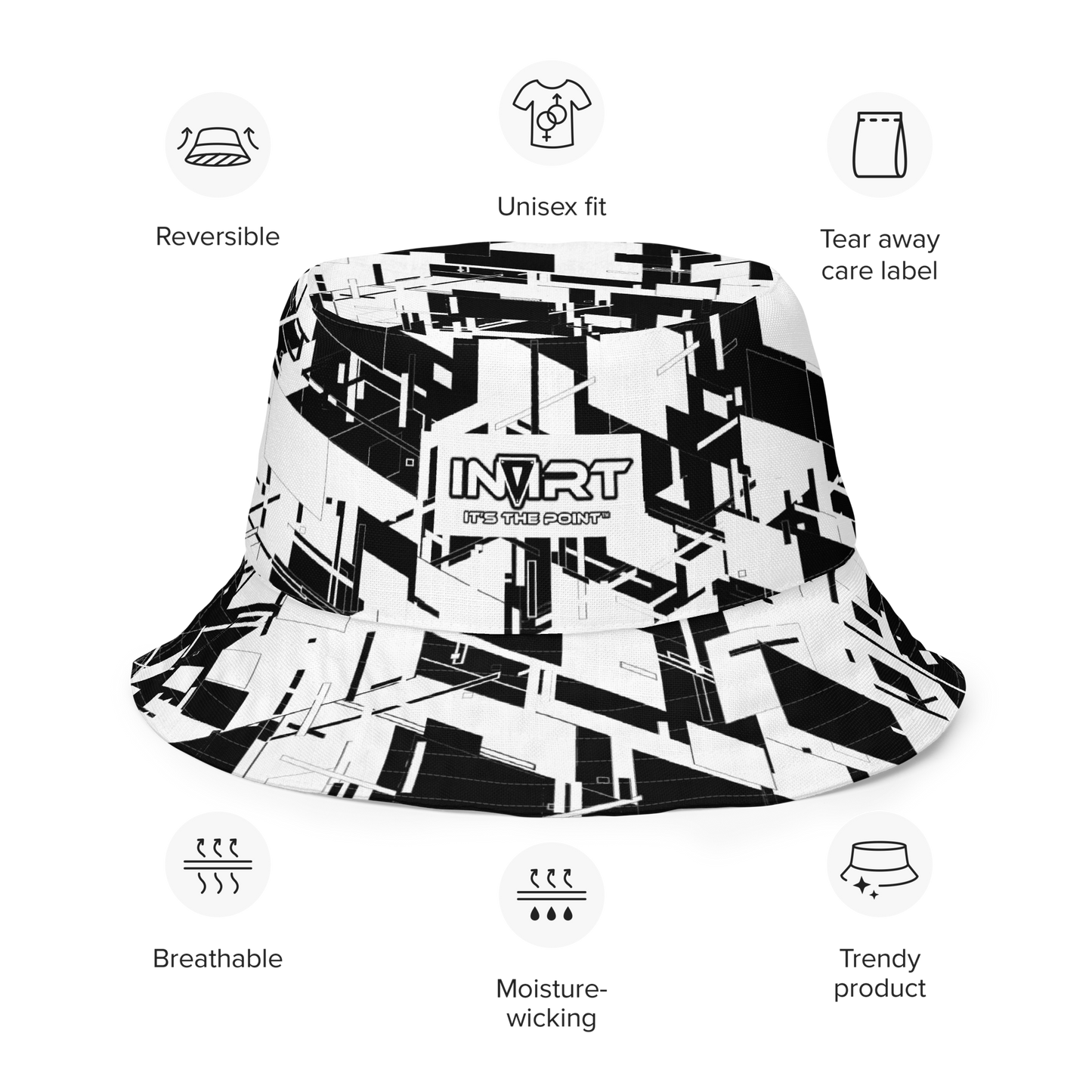 Reversible Cyber Bucket Hat V3