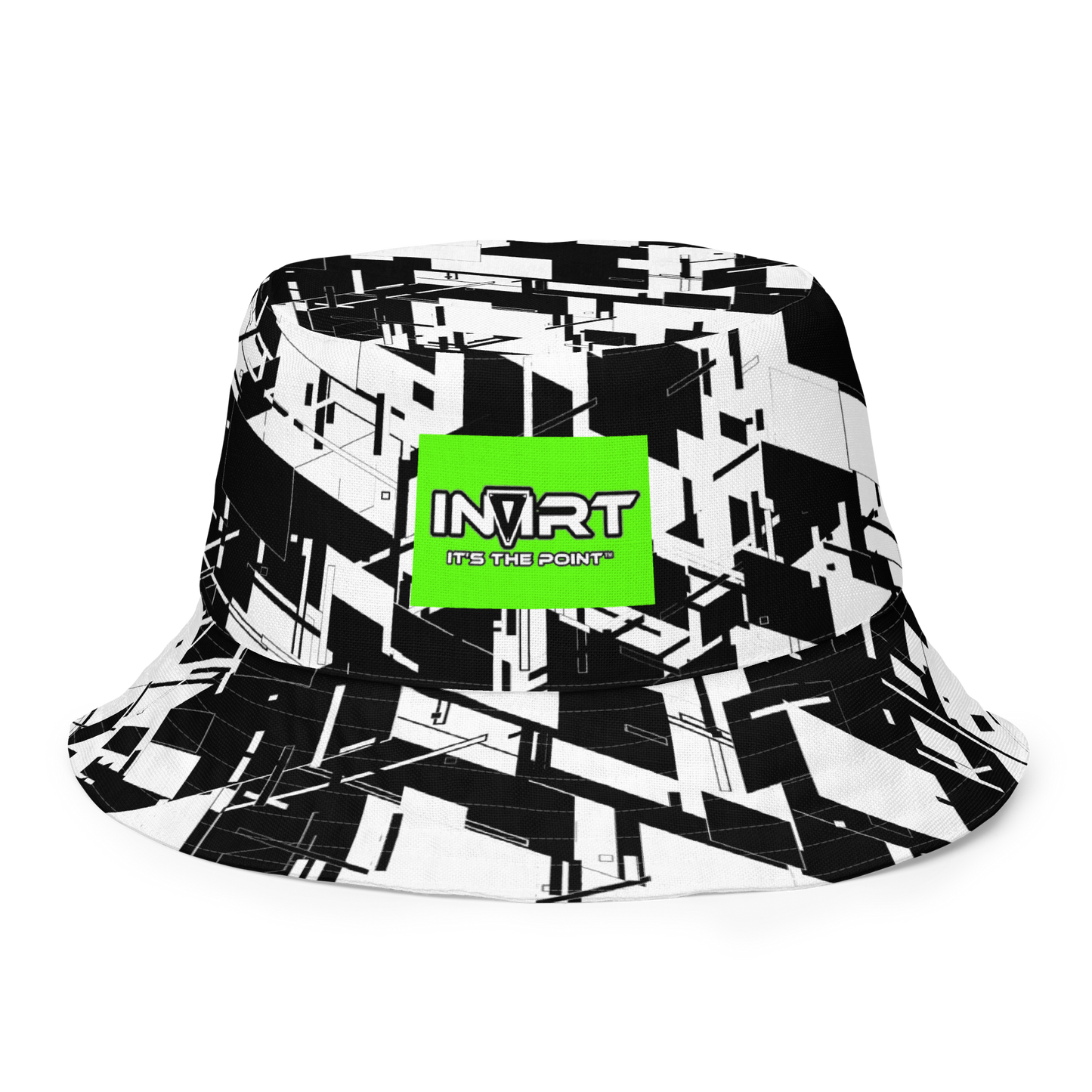 Reversible Cyber Green Bucket Hat V3