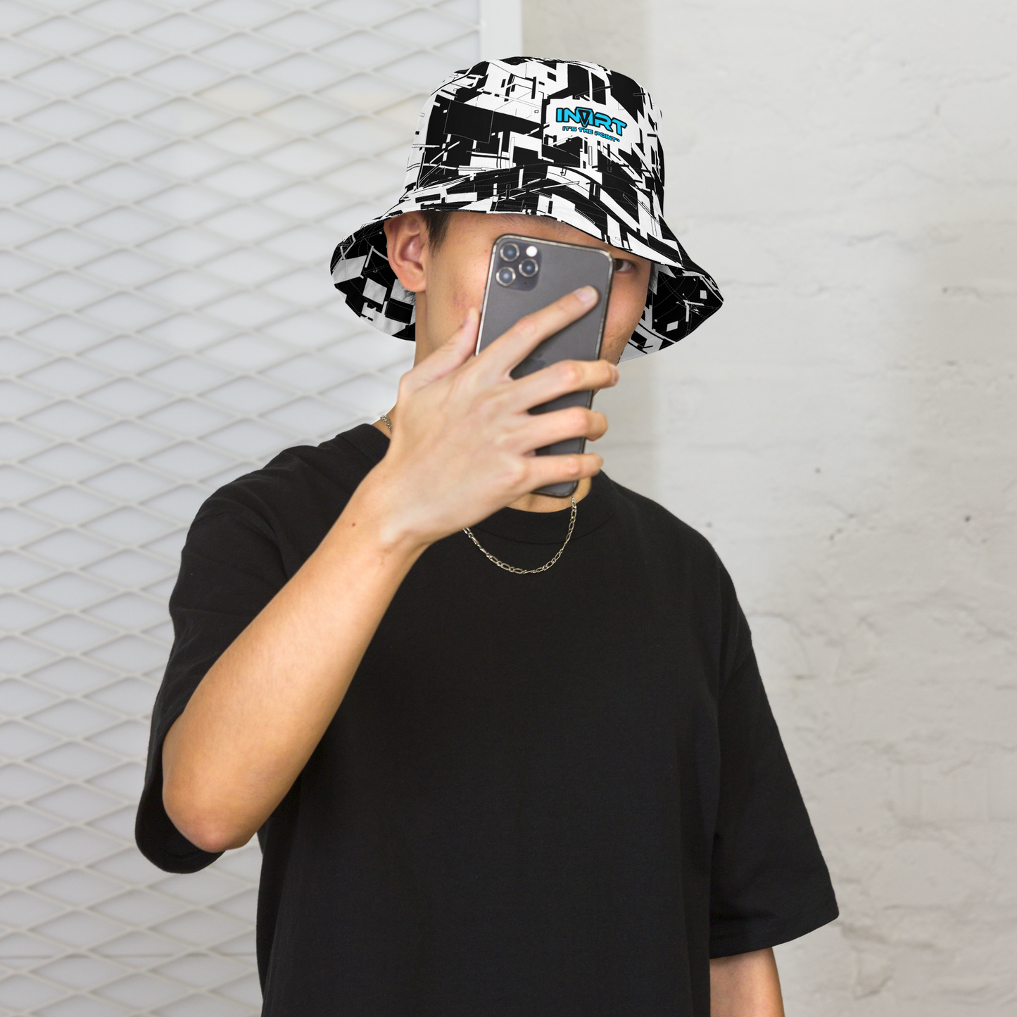 Reversible Cyber Bucket Hat V3