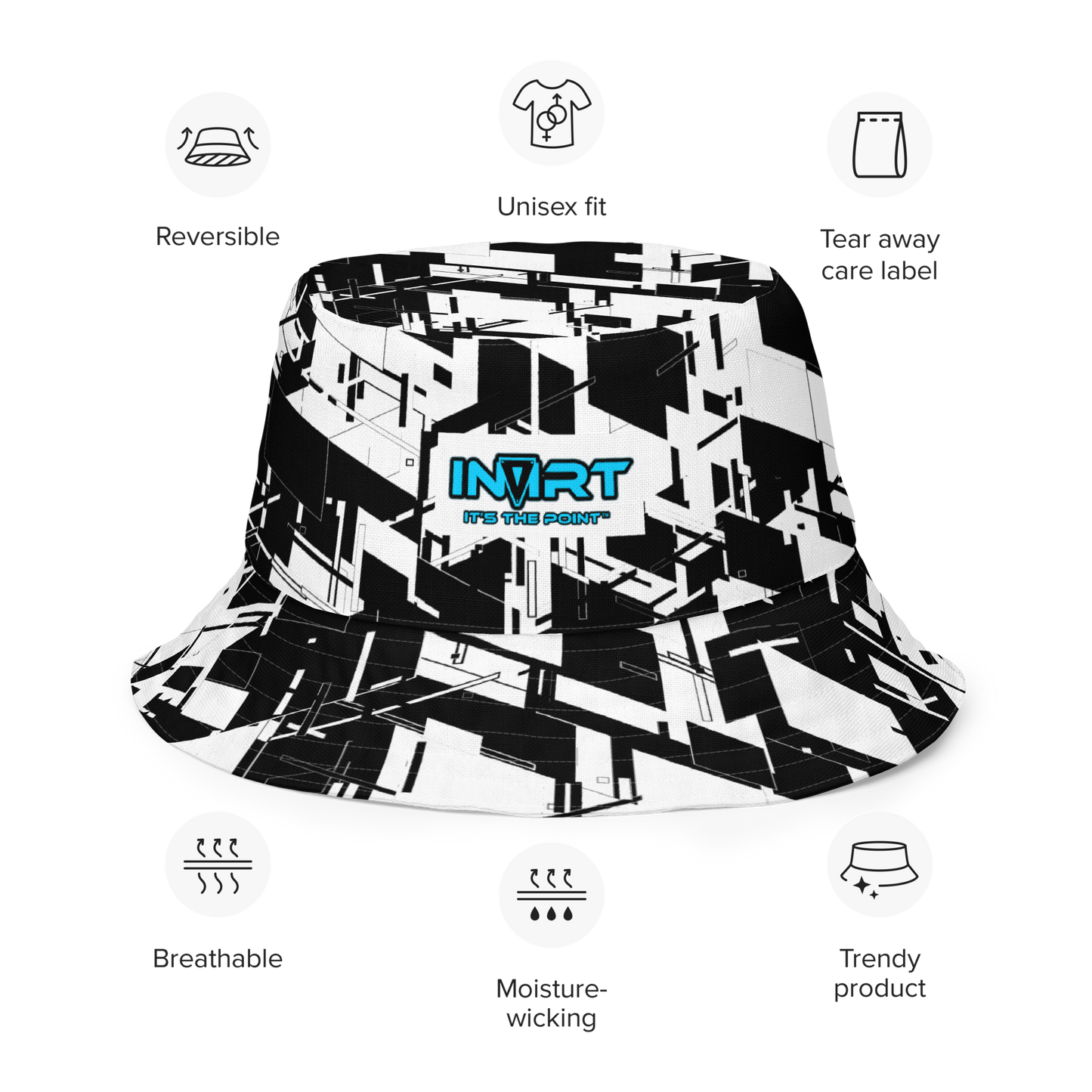 Reversible Cyber Bucket Hat V3
