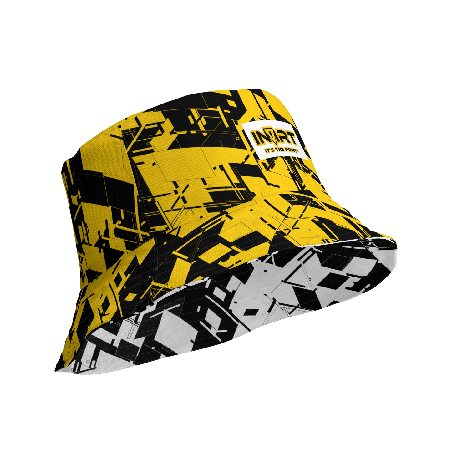 Reversible Cyber Yellow Bucket Hat V3