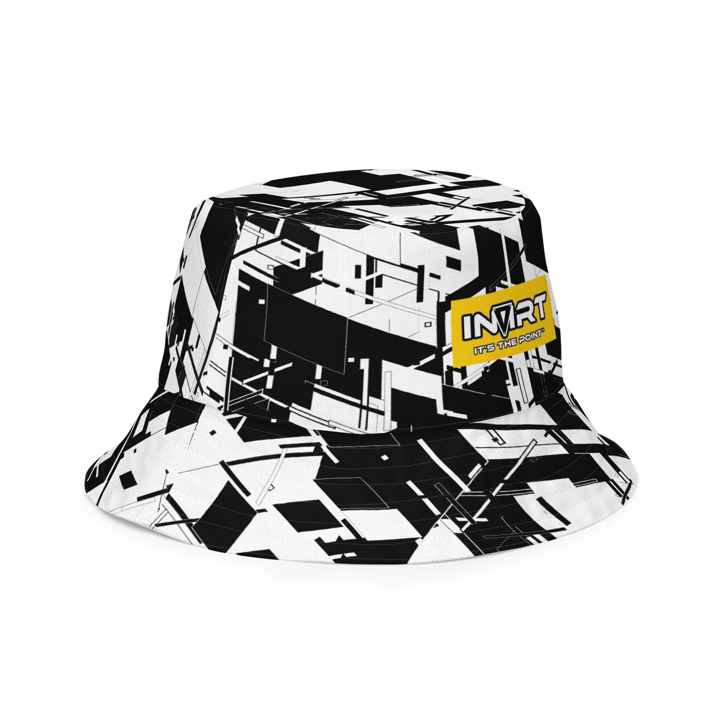 Reversible Cyber Yellow Bucket Hat V3