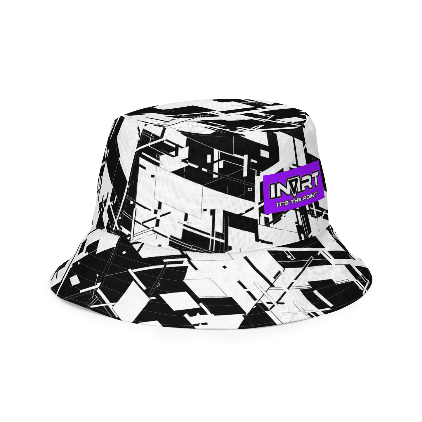 Reversible Cyber Purple Bucket Hat V3