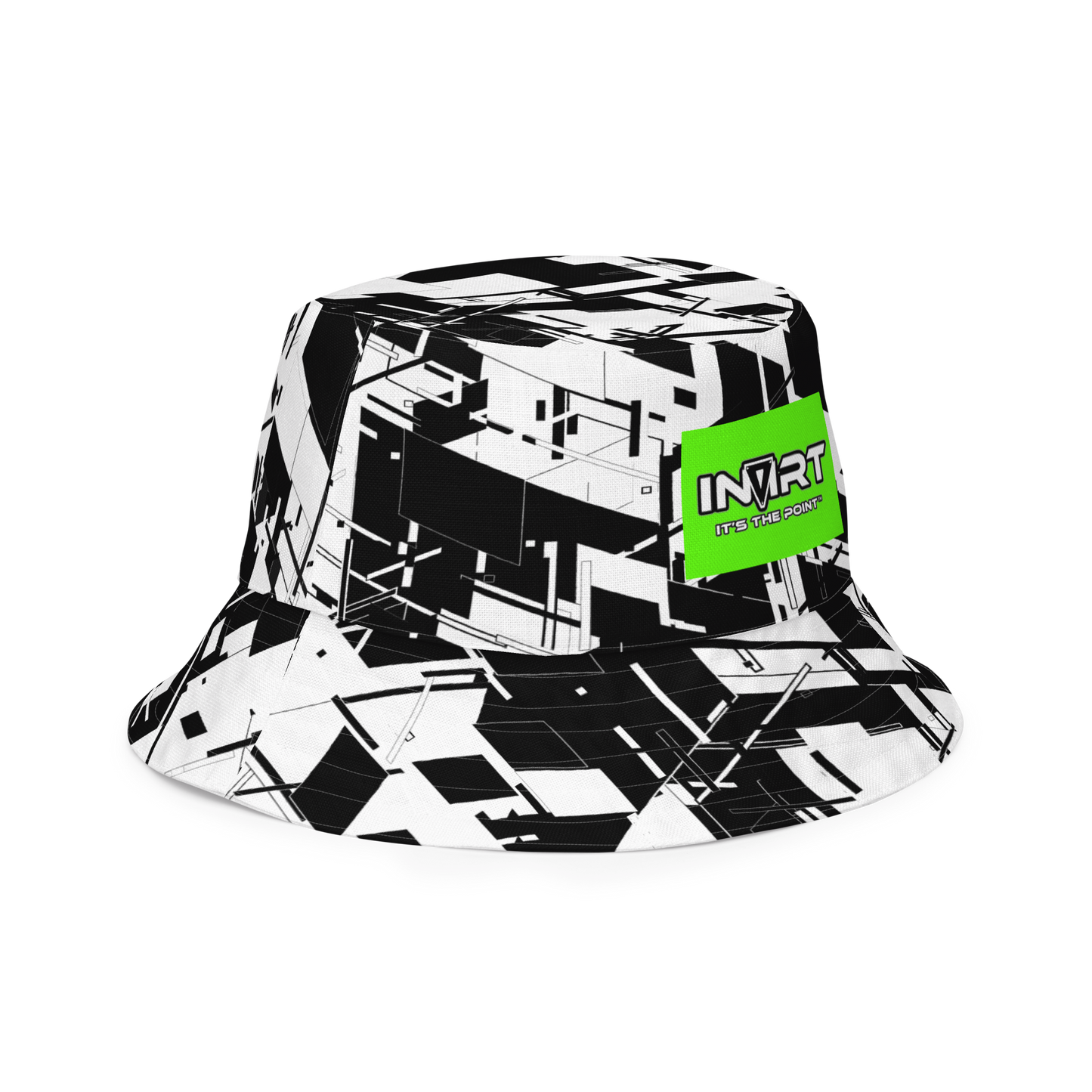 Reversible Cyber Green Bucket Hat V3