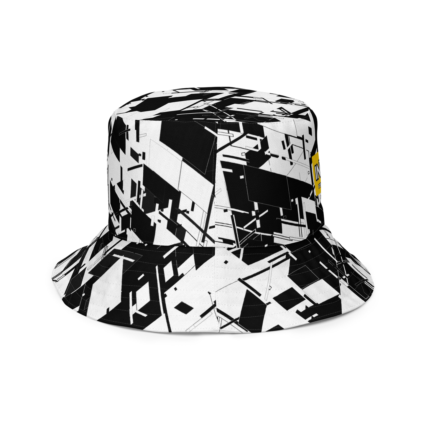 Reversible Cyber Yellow Bucket Hat V3