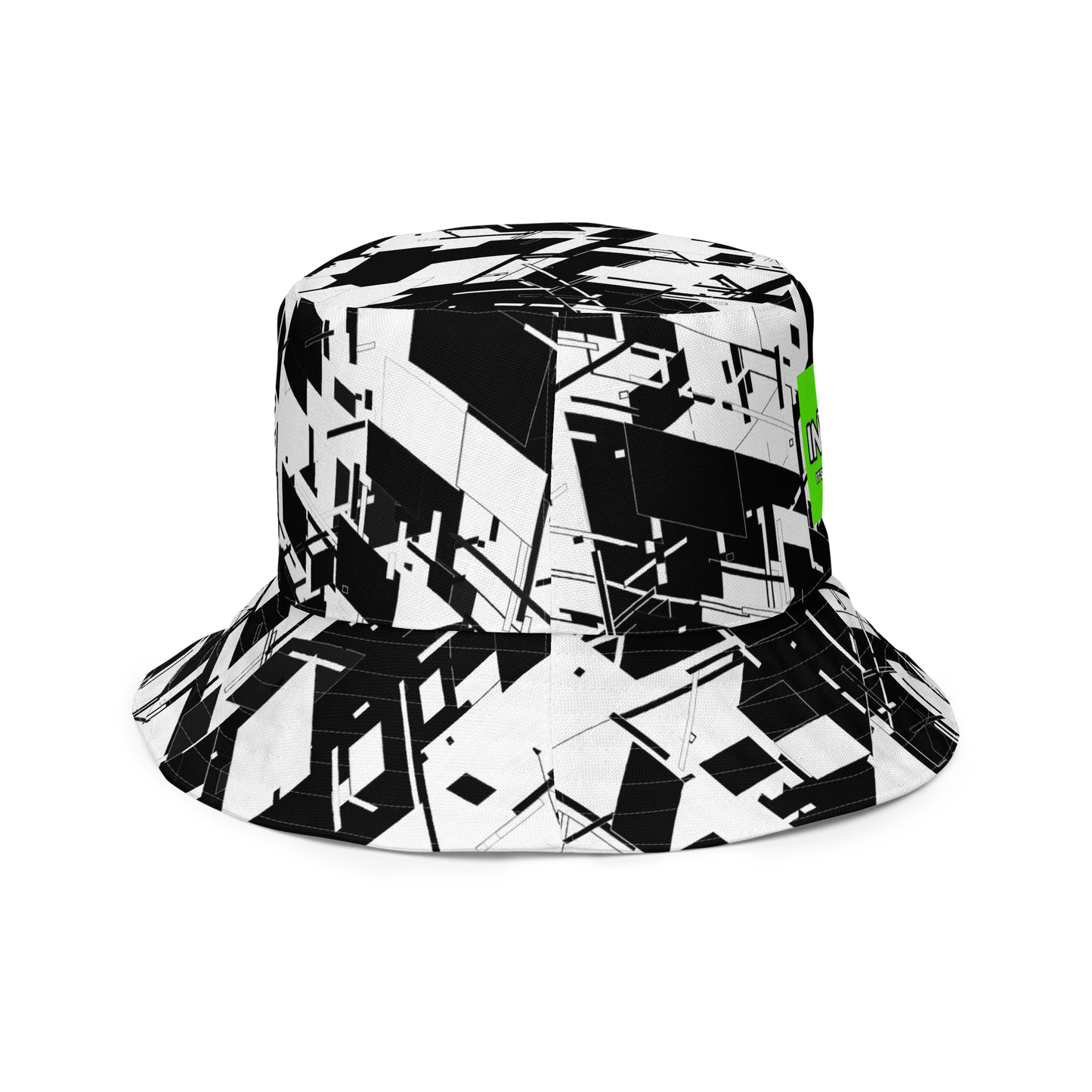 Reversible Cyber Green Bucket Hat V3