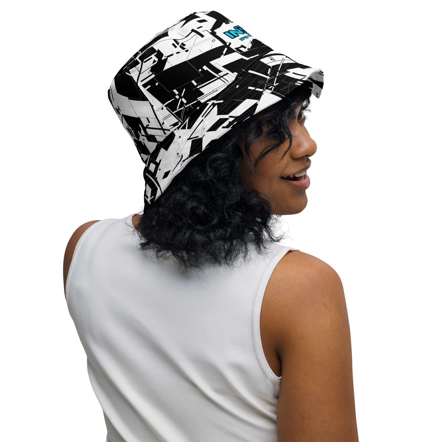 Reversible Cyber Bucket Hat V3