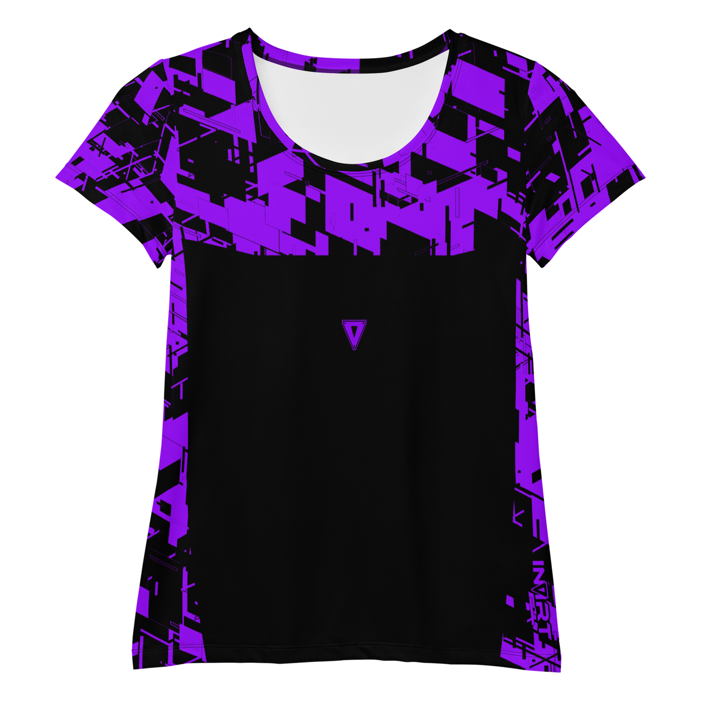 Women's Cyber Purple Athletic T-shirt