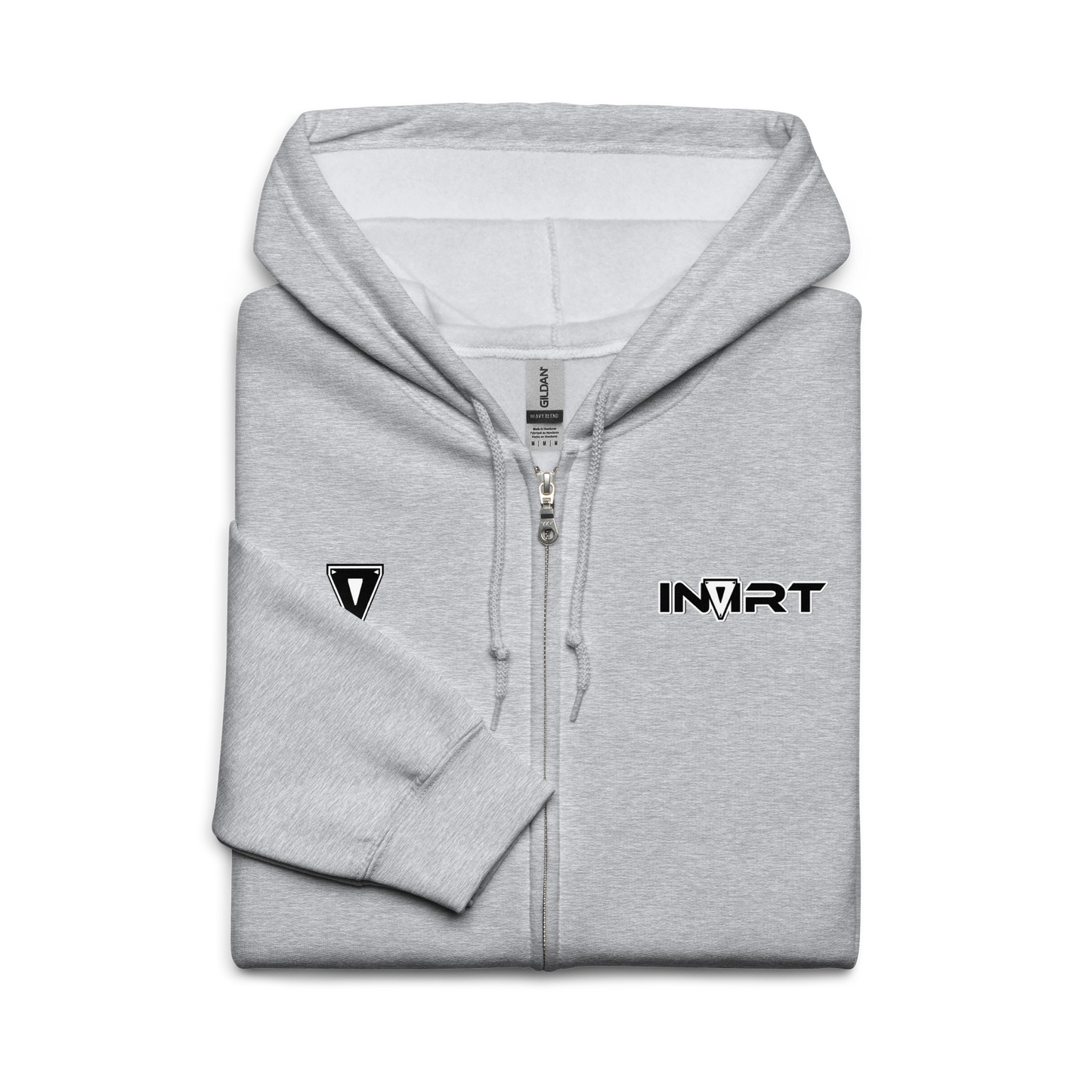 White Heavy Blend Zip Hoodie Unisex