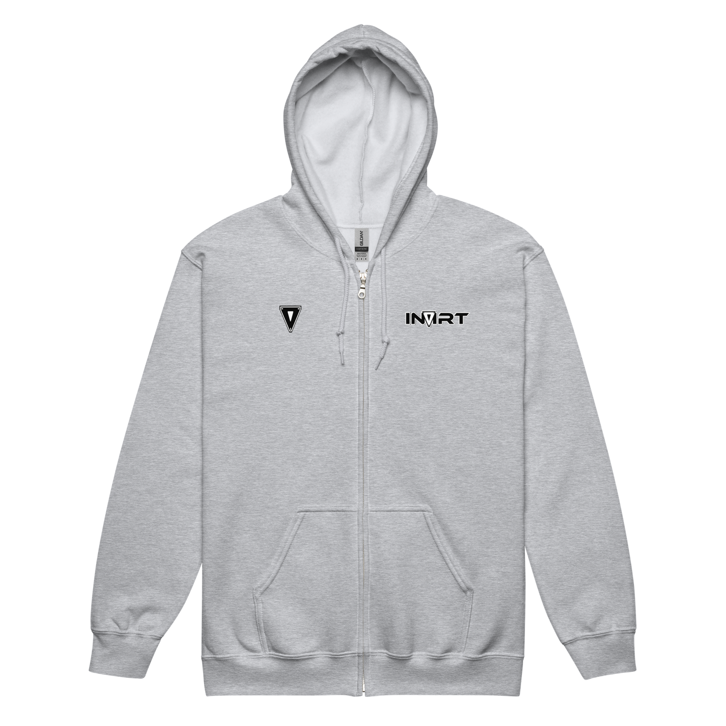 White Heavy Blend Zip Hoodie Unisex