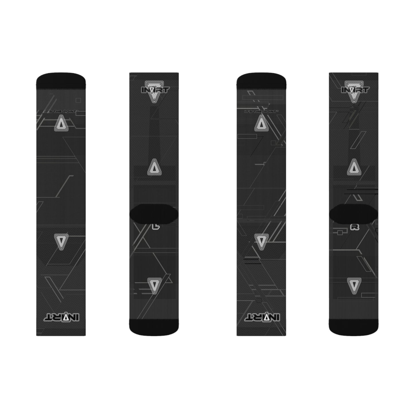 Neutral Dark Grey Socks