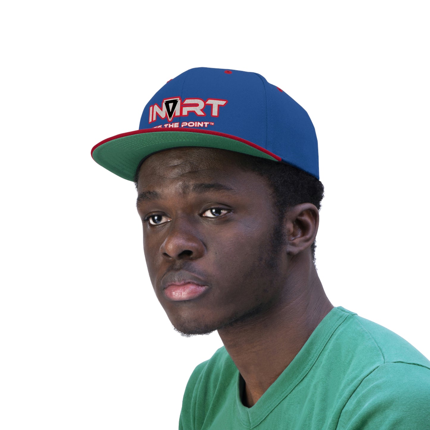 INVIRT Cyber Red Flat Bill Hat