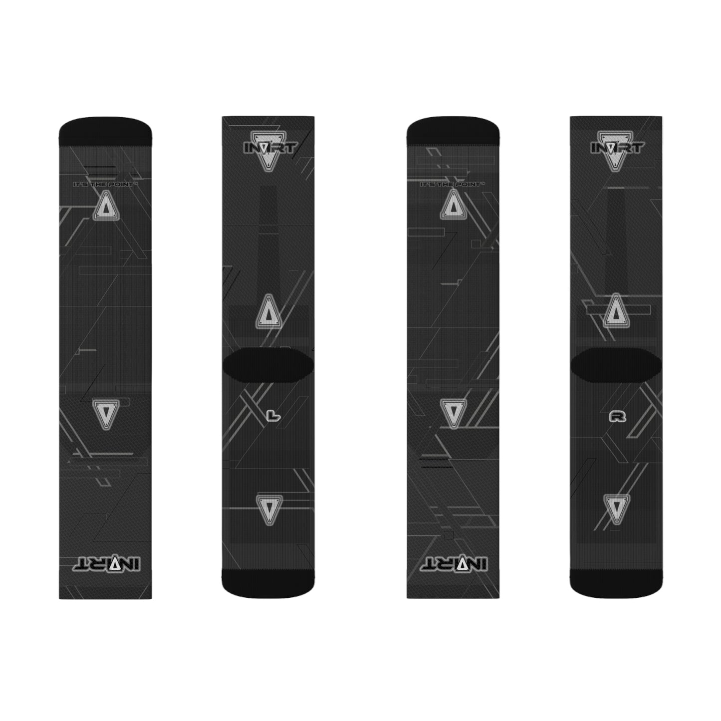 Neutral Dark Grey Socks