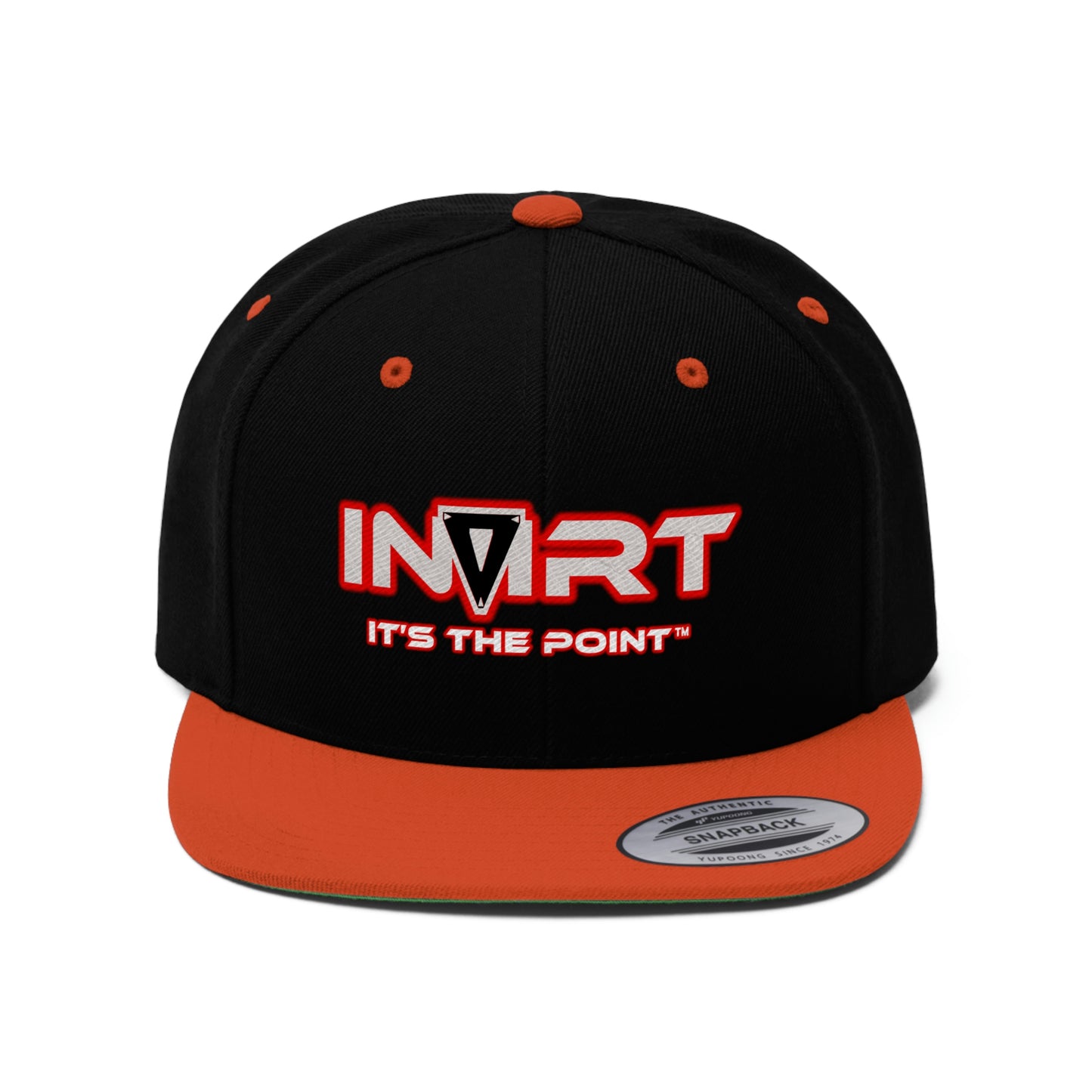 INVIRT Cyber Red Flat Bill Hat
