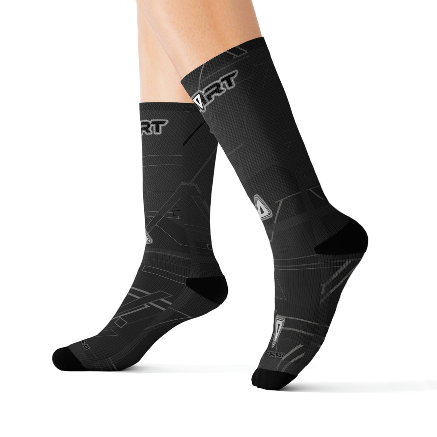 Neutral Dark Grey Socks