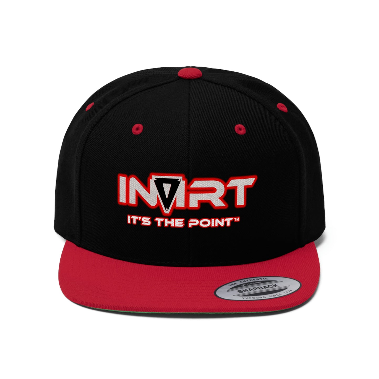 INVIRT Cyber Red Flat Bill Hat