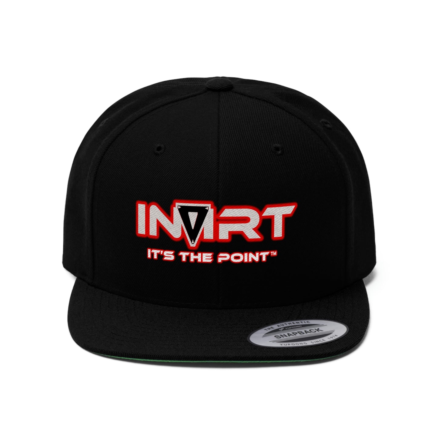 INVIRT Cyber Red Flat Bill Hat