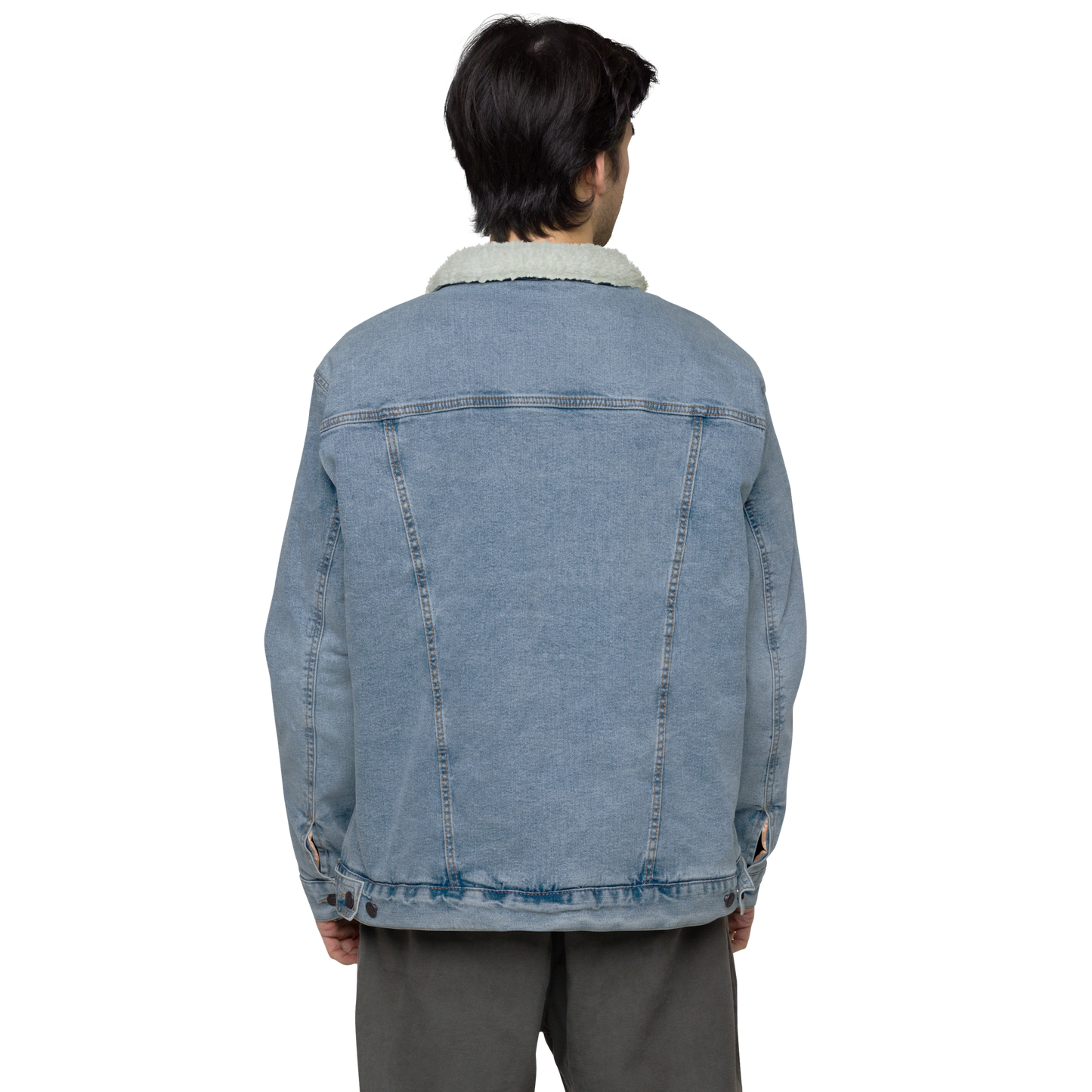 Womens Denim Sherpa Jacket 1.0