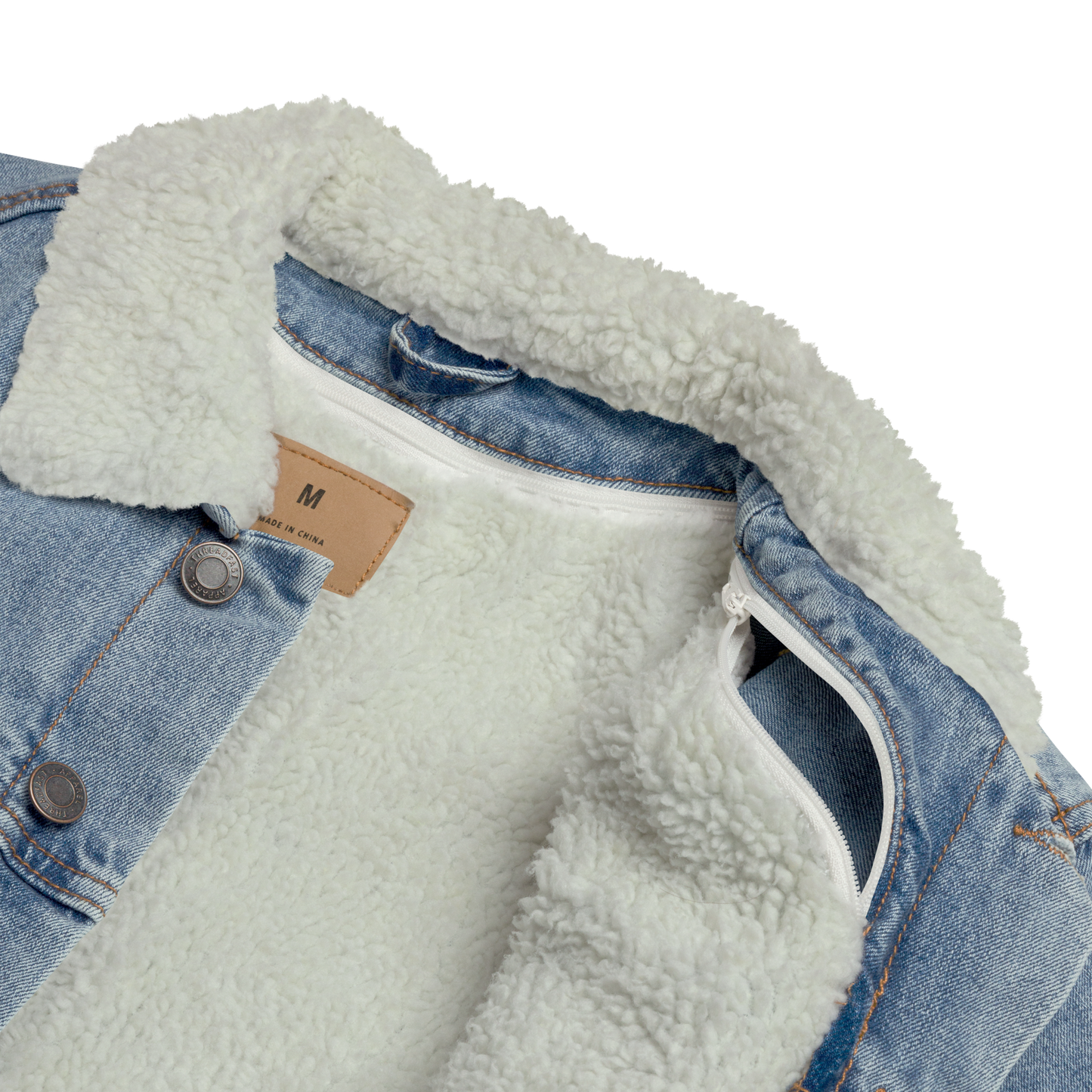 Womens Denim Sherpa Jacket 1.0
