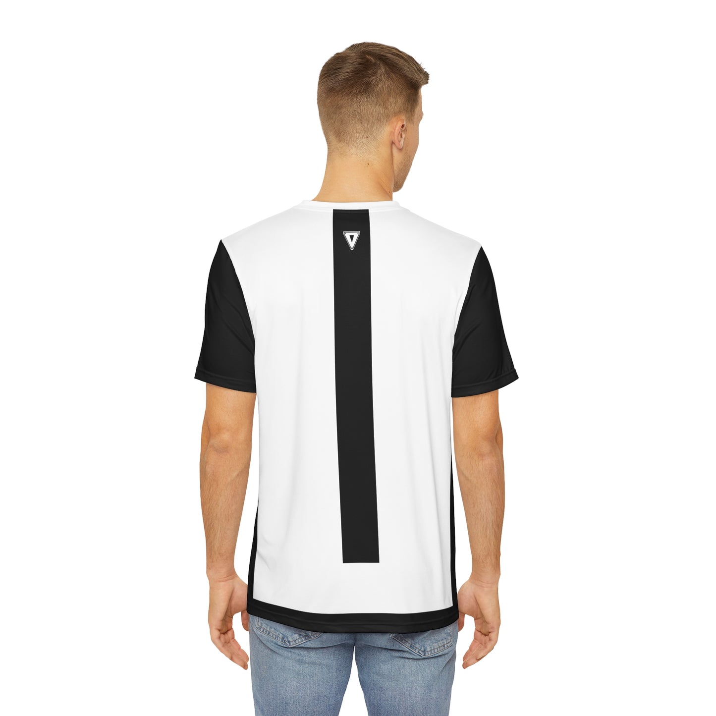 Men's Plain Cyber White Line T Shirt V2