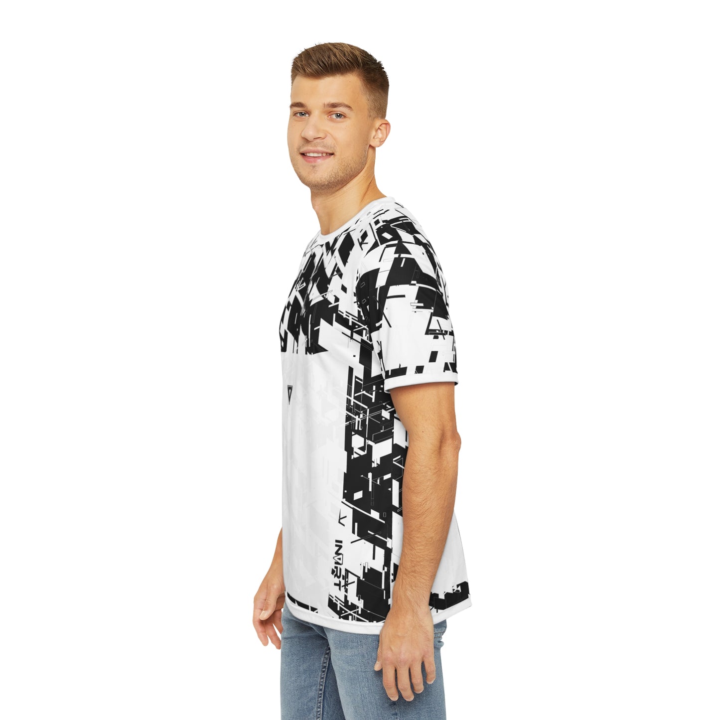 Men's Cyber Line White T Shirt