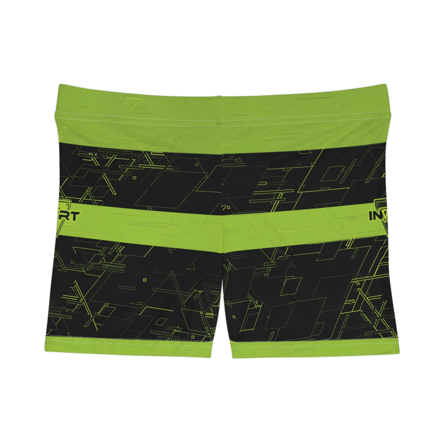 Cyber Plasma Green Fitness Shorts V2