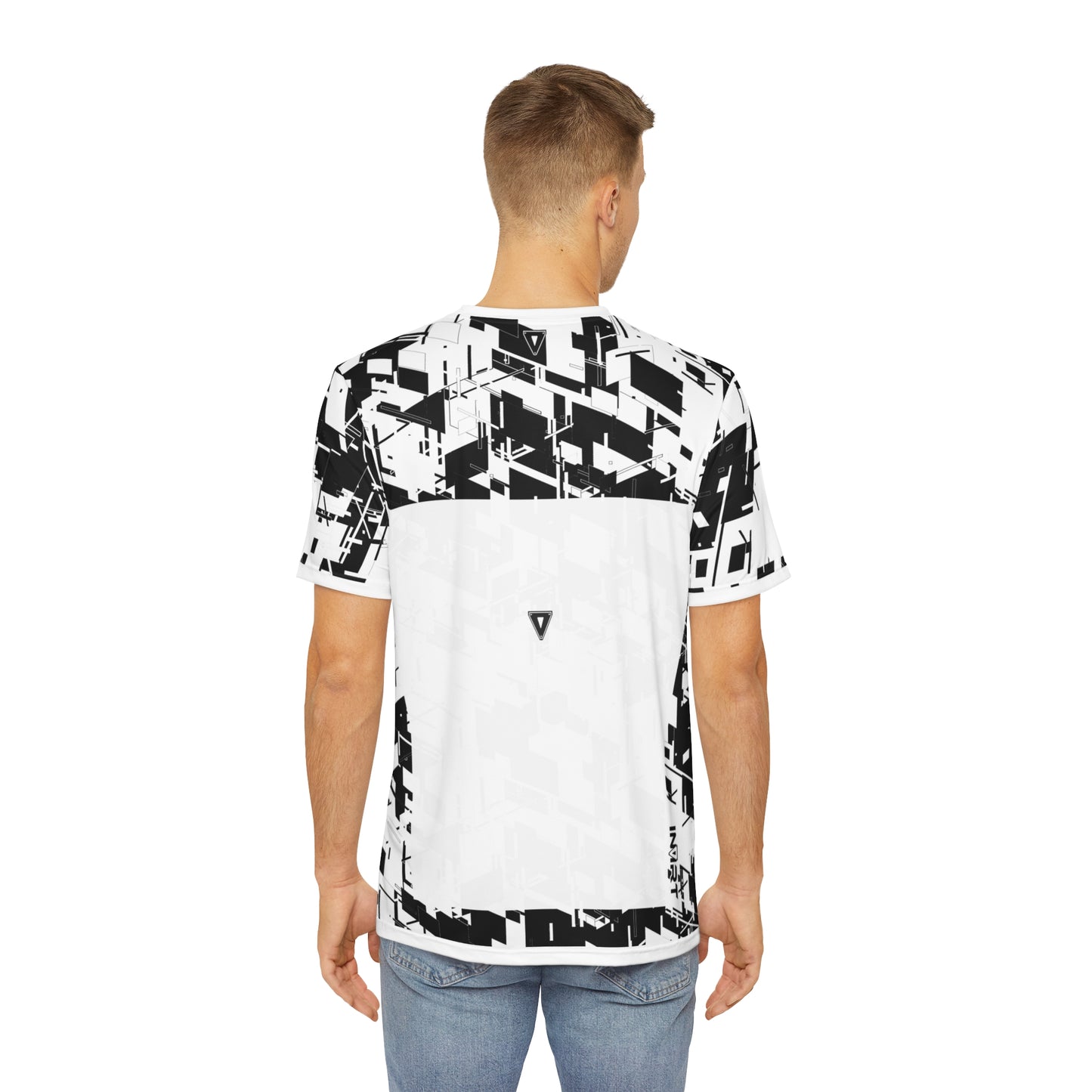 Men's Cyber Line White T Shirt