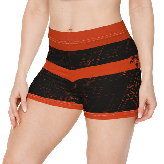 Cyber Orange v2 Fitness Shorts