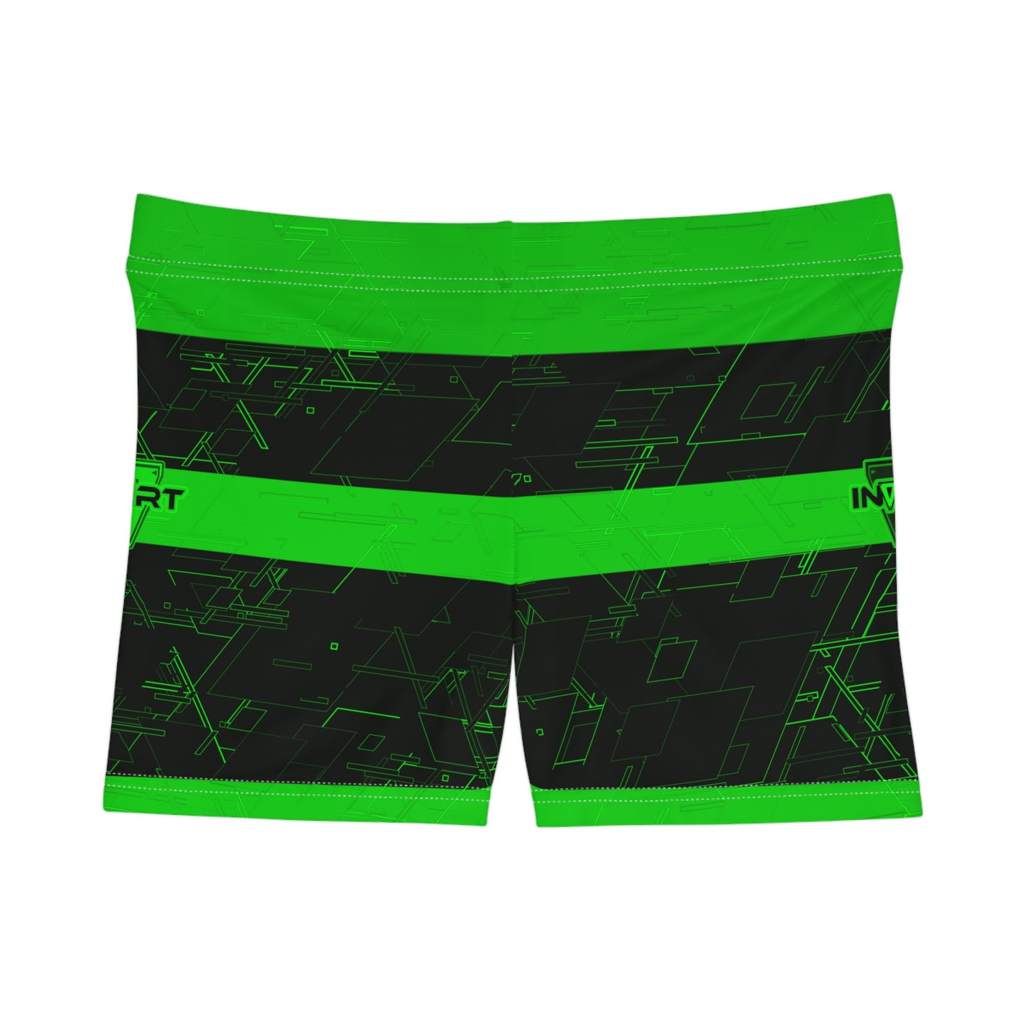 Cyber Green Fitness Shorts V2