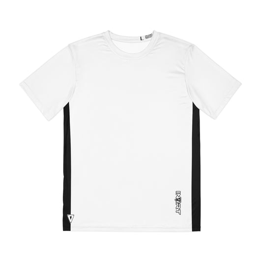 Men's Plain Cyber White Line T Shirt