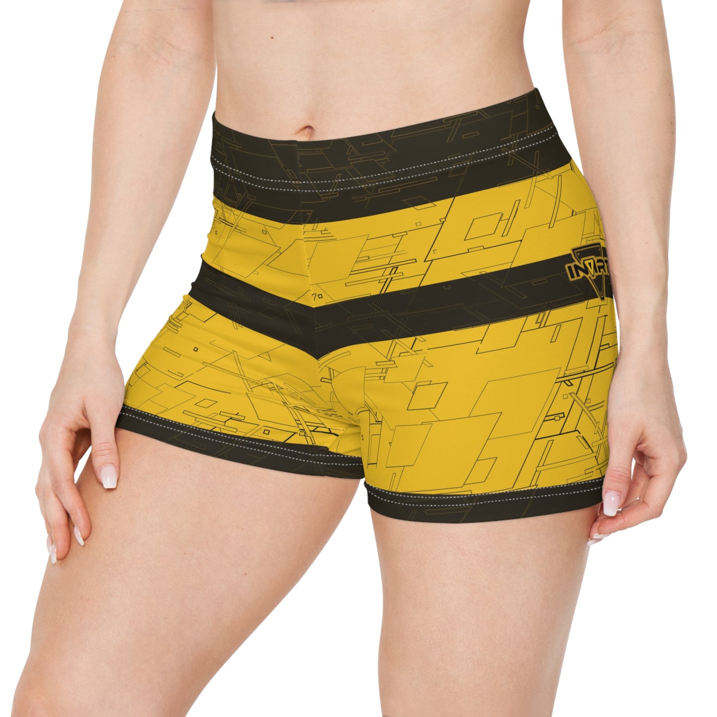 Cyber Yellow Fitness Shorts