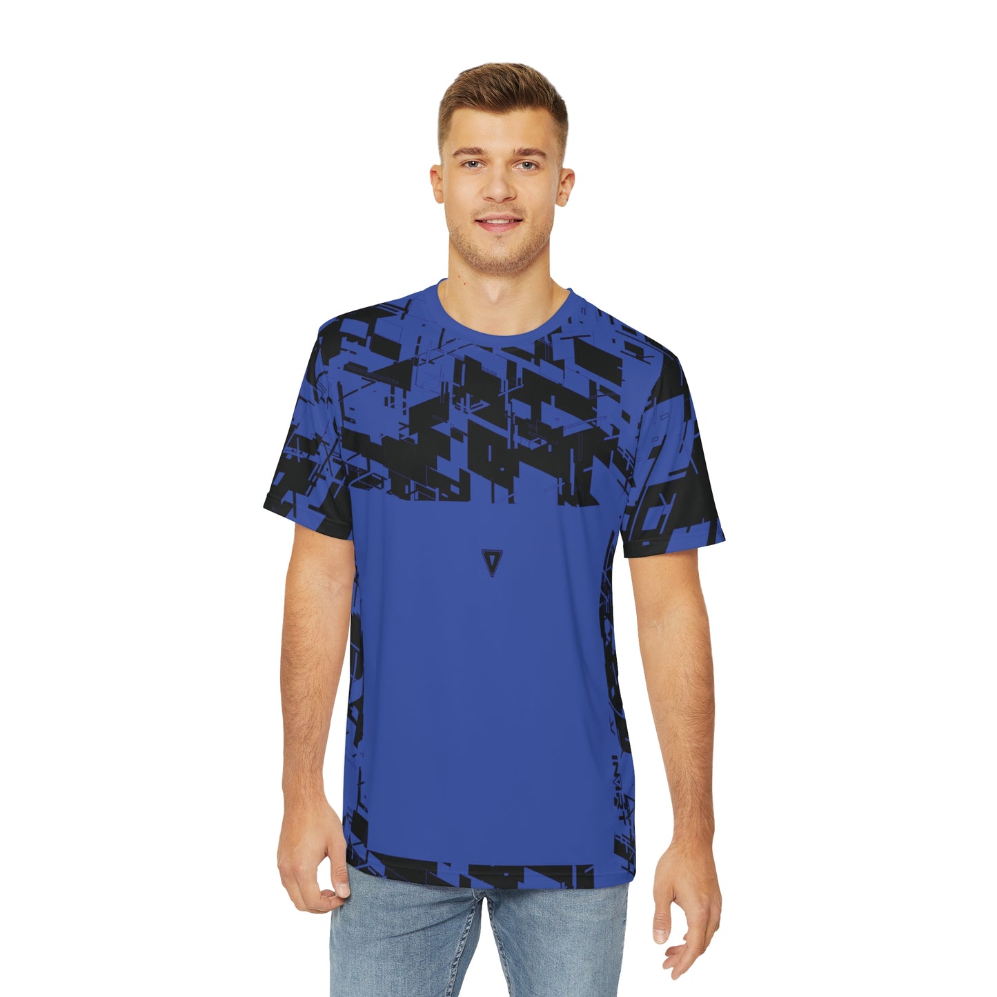 Men's Cyber Blue-Plasma T Shirt