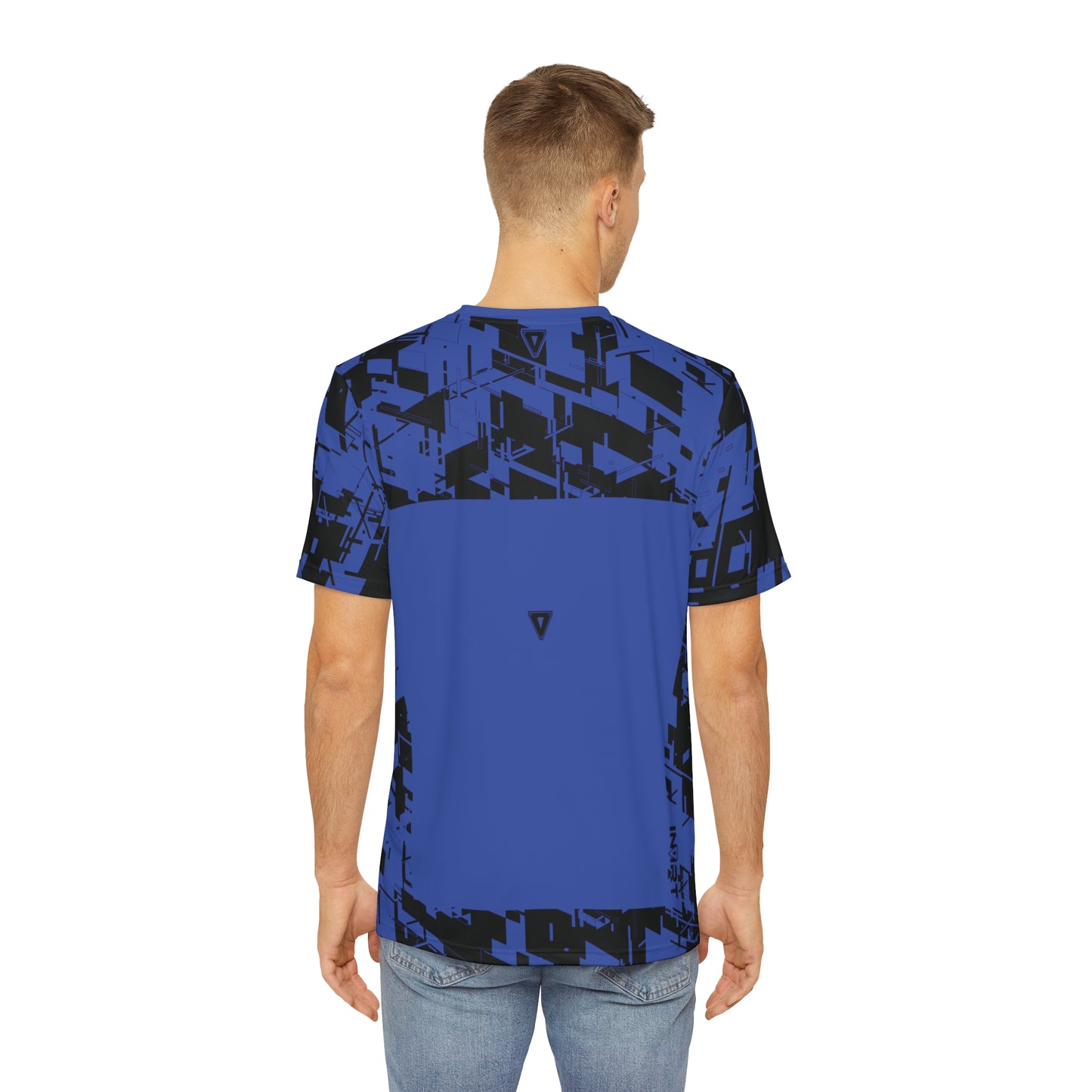 Men's Cyber Blue-Plasma T Shirt