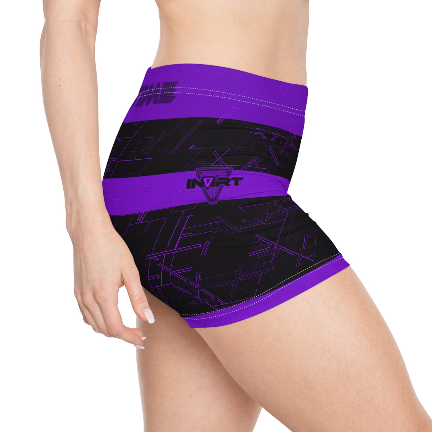 Cyber Purple v2 Fitness Shorts