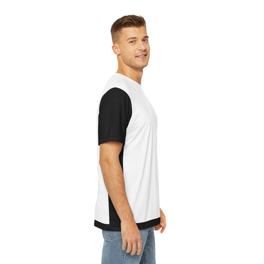 Men's Plain Cyber White Line T Shirt V2