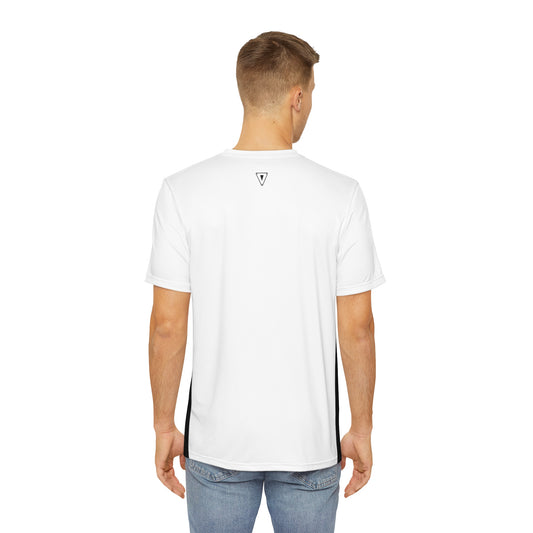 Men's Plain Cyber Line White T Shirt