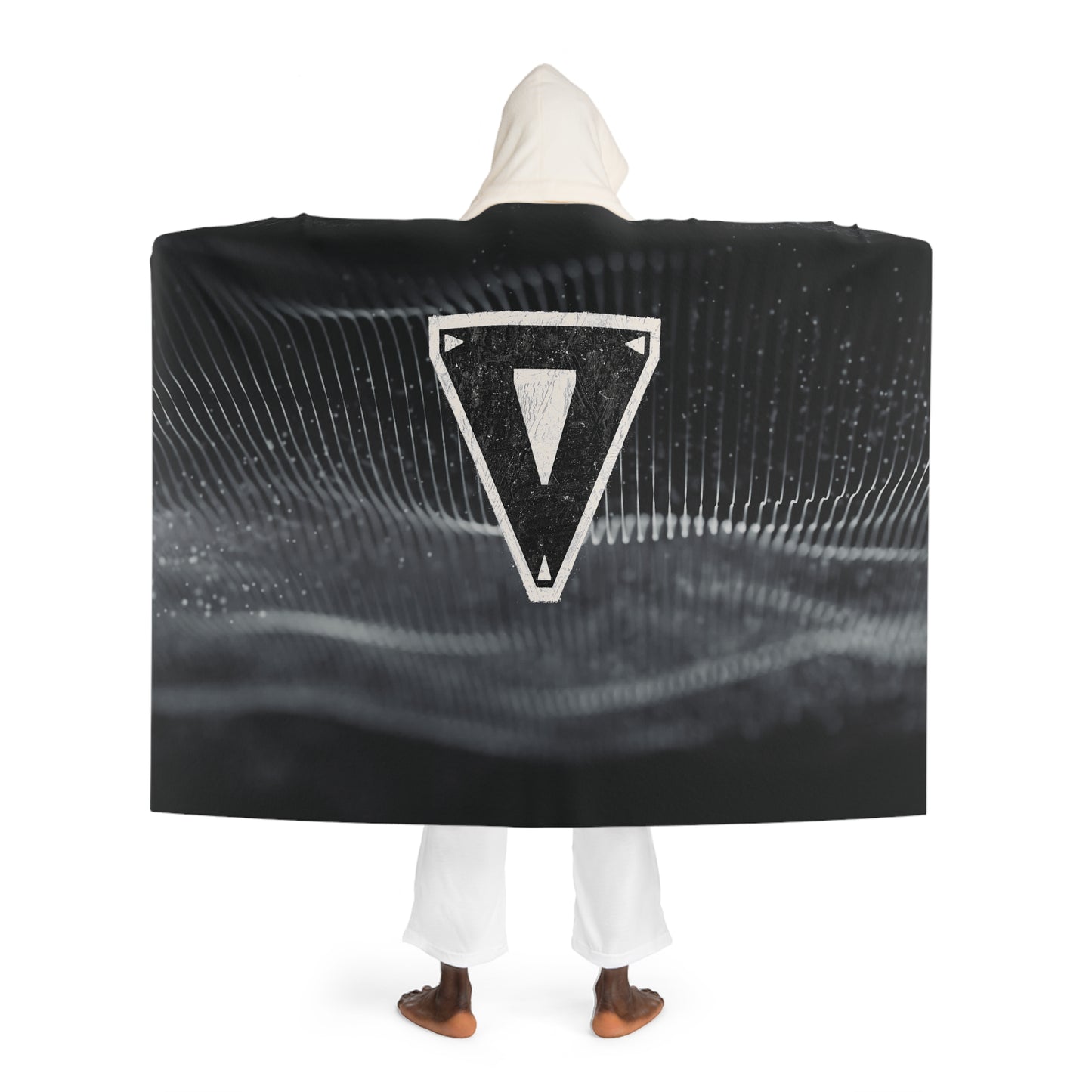 Hooded Sherpa Fleece Blanket 1.1