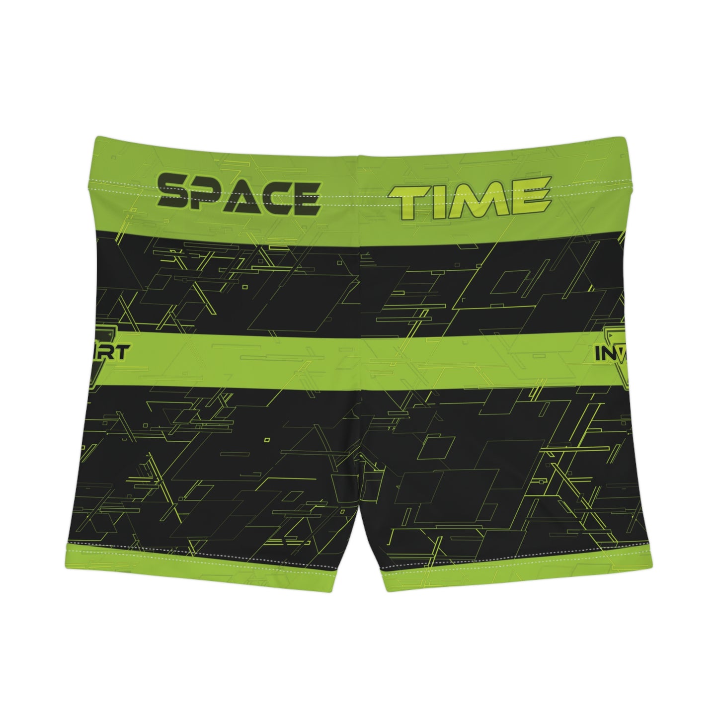 Cyber Plasma Green Fitness Shorts V2