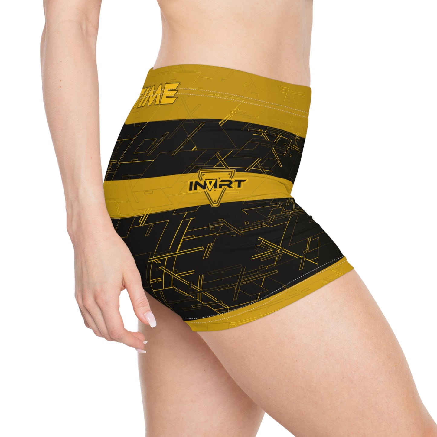 Cyber Yellow v2 Fitness Shorts