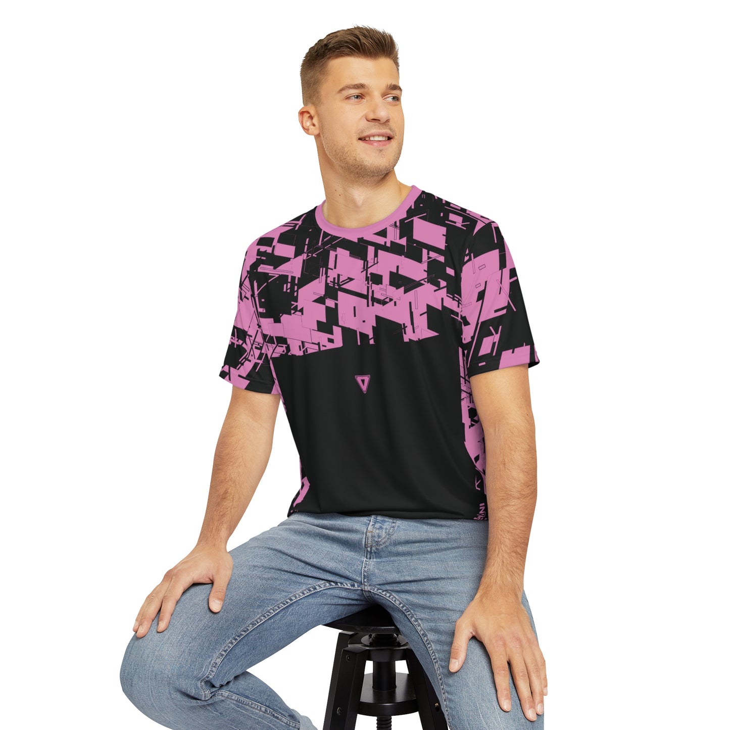 Men's Cyber Pink T Shirt V2