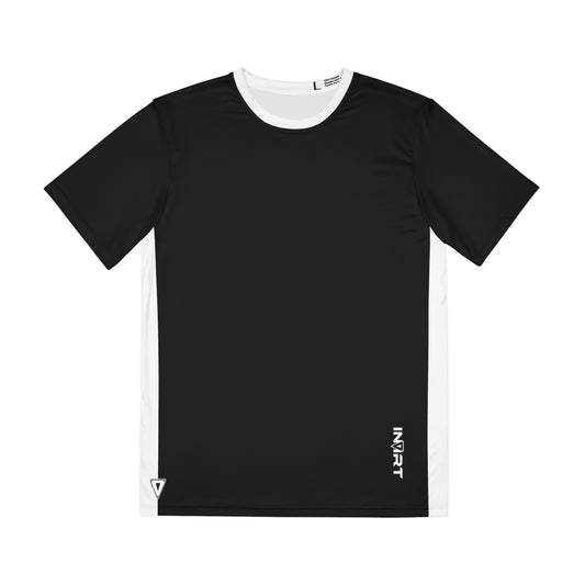 Men's Plain Cyber Line Black T Shirt