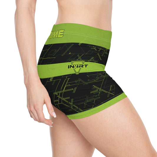 Cyber Plasma Green Fitness Shorts V2