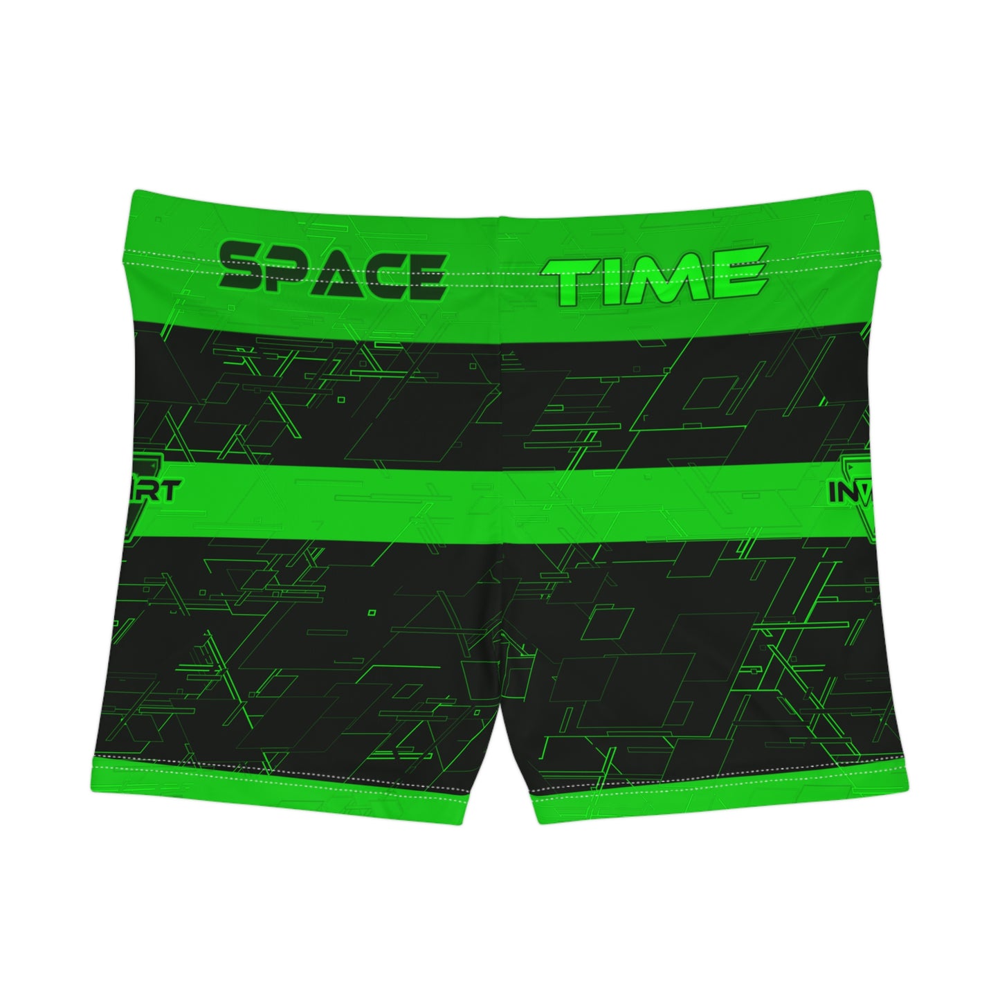 Cyber Green Fitness Shorts V2