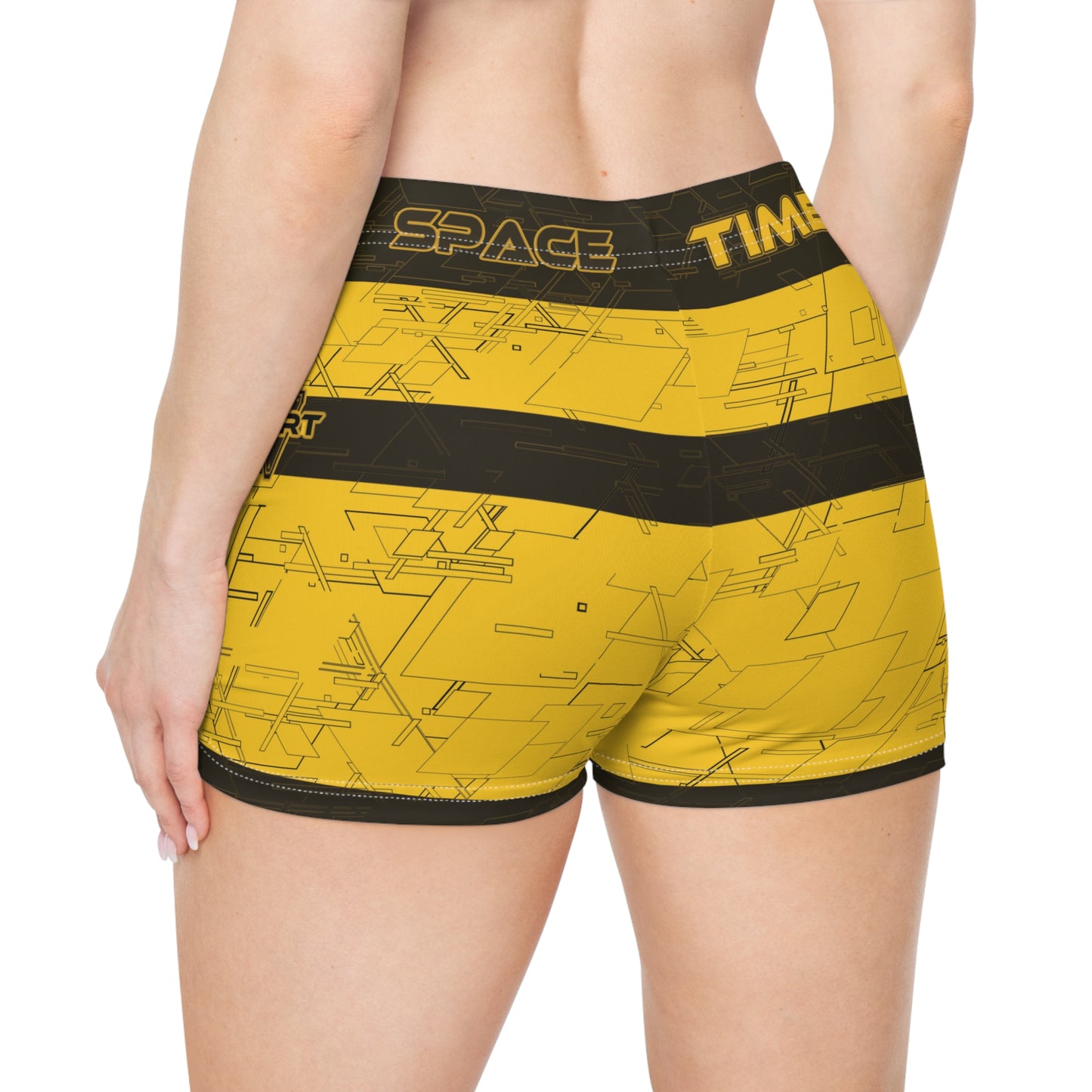 Cyber Yellow Fitness Shorts