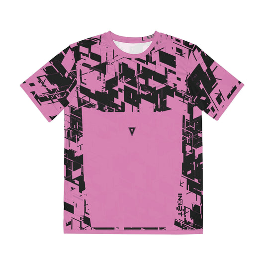 Men's Cyber Line Pink T Shirt